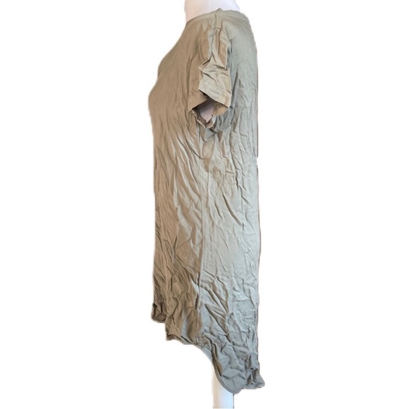 Cloth & Stone Women’s Gray Asymmetric High Low Mini T-shirt Dress XS - Picture 3 of 10